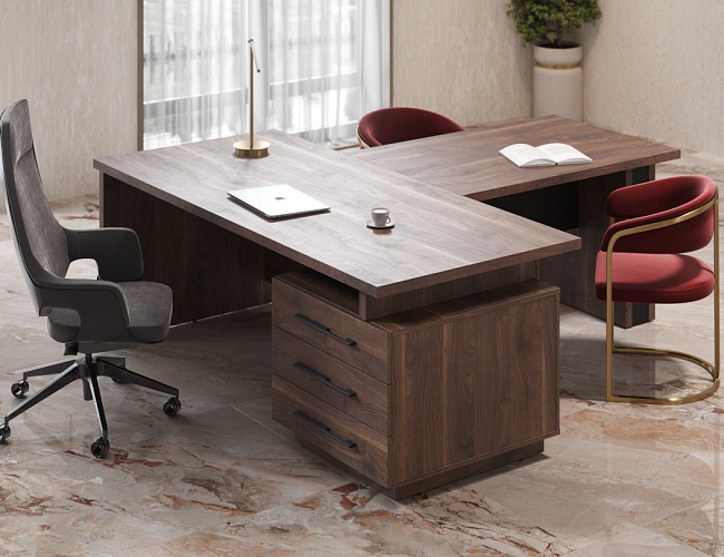 фото кабинет Тоскана Орех №4