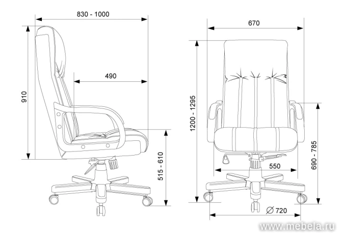 кресло T-9932 Walnut
