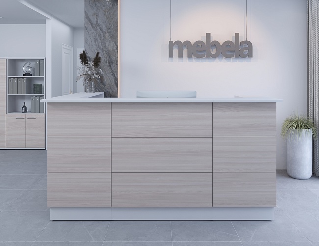 фото стойка ресепшн Steel №2