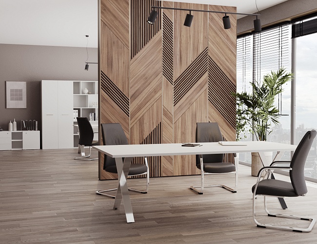 фото столы Cross White №3