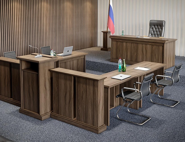 фото мебель для залов суда МС