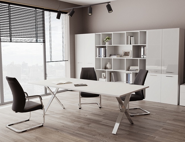 фото столы Cross White