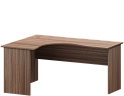 Письменный стол криволинейный, левый