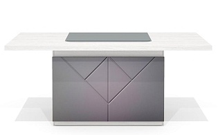 Стол руководителя с декор. траверсом