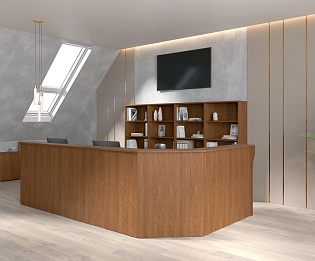 фото стойка ресепшн Комфорт  №5