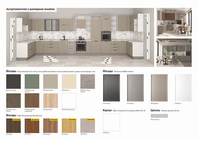 фото Офисная кухня Beton №4