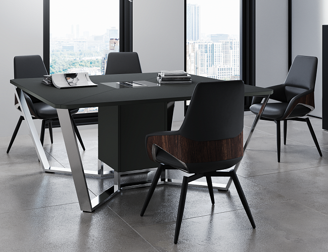 фото столы Steel Meet Chrome №3