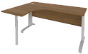 Стол эргономичный на металлокаркасе (левый)