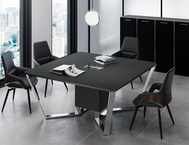 фото столы Steel Meet Chrome