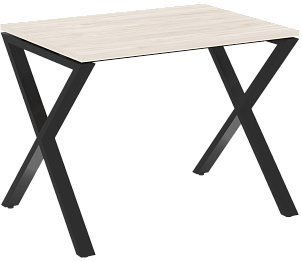 Стол рабочий на металлокаркасе (x-образные опоры)