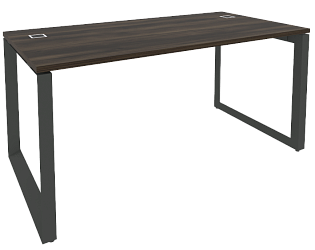 Стол руководителя на О-образном металлокаркасе