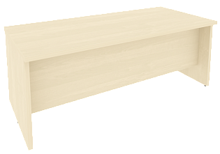 Офисный письменный стол для руководителя (прямоугольный)